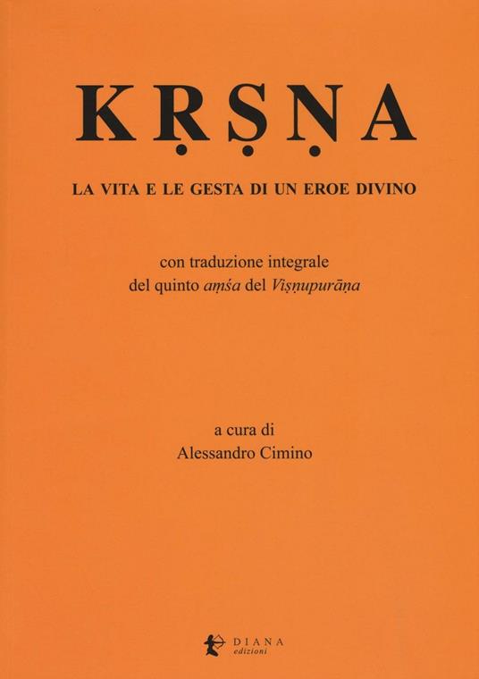 Krsna. La vita e le gesta di un eroe divino - copertina