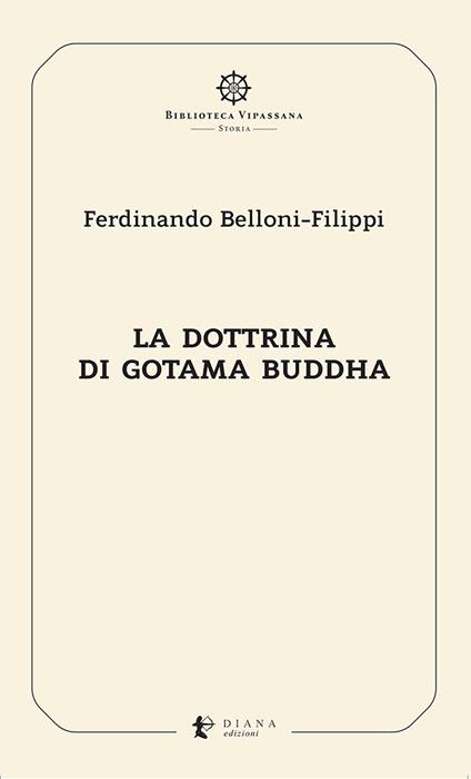 La dottrina di Gotama Buddha - Ferdinando Belloni-Filippi - copertina