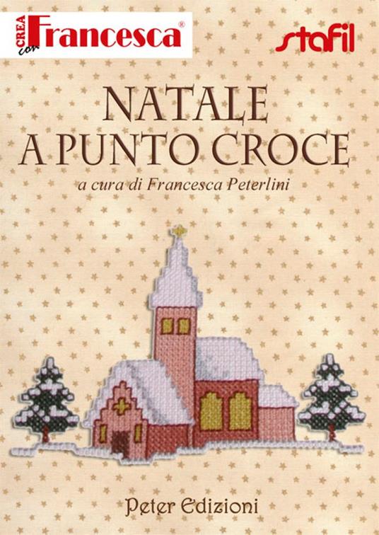 Natale a punto croce - Francesca Peterlini - copertina