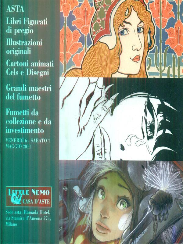Asta Little Nemo. Libri figurati di pregio, illustrazioni originali, cartoni animati, cels, tavole originali dei maestri del fumetto, fumetti da collezione
