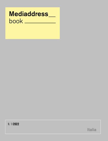 Mediaddress book. La banca dati dei giornalisti (2022). Vol. 1 - copertina