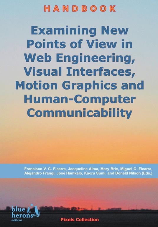 Examining new points of view in web engineering, visual interfaces, motion graphics and human-computer communicability - copertina