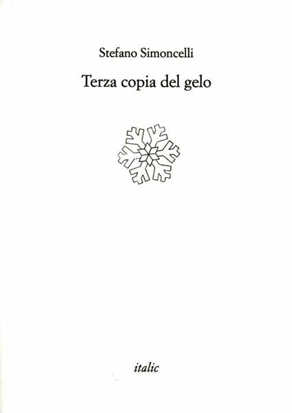 Terza copia del gelo - Stefano Simoncelli - copertina