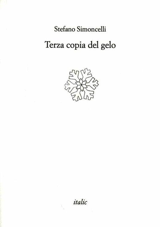 Terza copia del gelo - Stefano Simoncelli - copertina