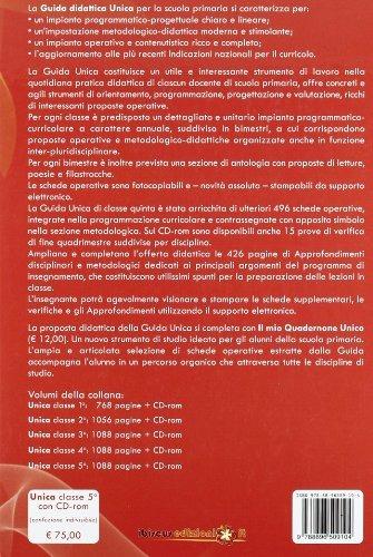 Unica. Guida didattica per la scuola primaria. Con CD-ROM. Vol. 5 - 2