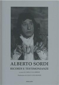 Alberto Sordi. Ricordi e testimonianze - copertina