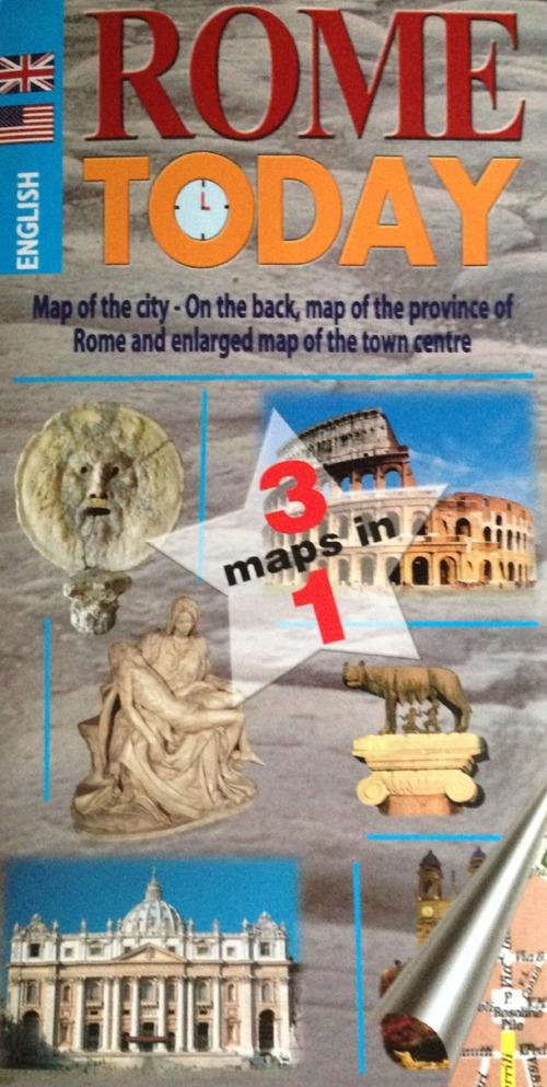 Pianta «Rome today». Ediz. inglese - copertina