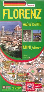 Pianta Firenze mini map. Ediz. tedesca