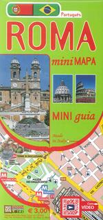 Roma mini map. Ediz. portoghese
