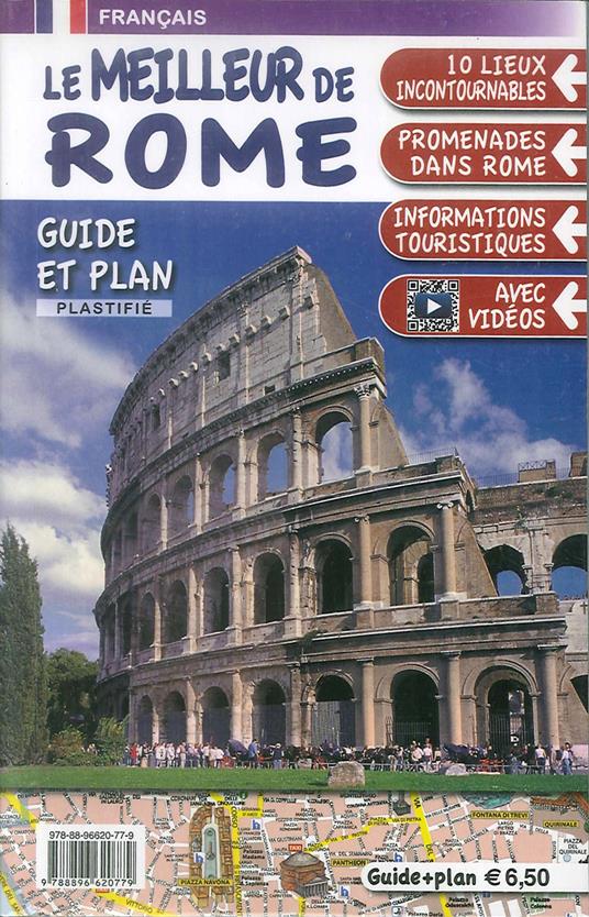 Le meilleur de Rome. Guide et plan. Con mappa - copertina