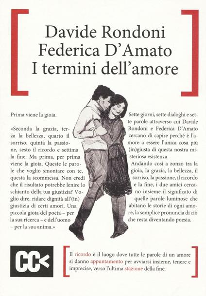 I termini dell'amore - Federica D'Amato,Davide Rondoni - copertina