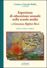 Esperienze di educazione sessuale nella scuola media - Giovanna Righini Ricci - copertina