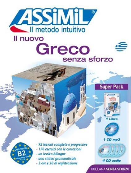 Il nuovo greco senza sforzo. Con 4 CD Audio. Con CD Audio formato MP3 - Katerina Kedra Blayo,Jean-Loup Cherel - copertina