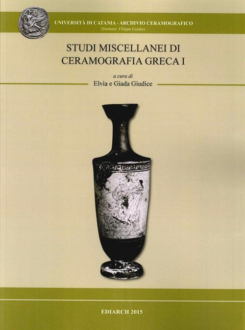 Studi miscellanei di ceramografia greca - copertina