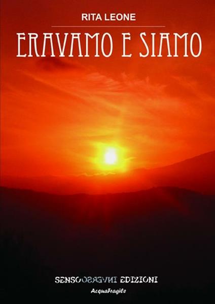 Eravamo e siamo - Rita Leone - copertina