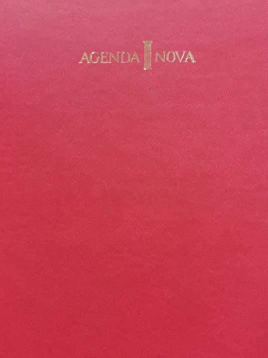Agenda nova - Flora Bufano - copertina