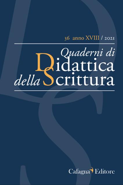 QdS. Quaderni di didattica della scrittura (2021). Vol. 36 - copertina