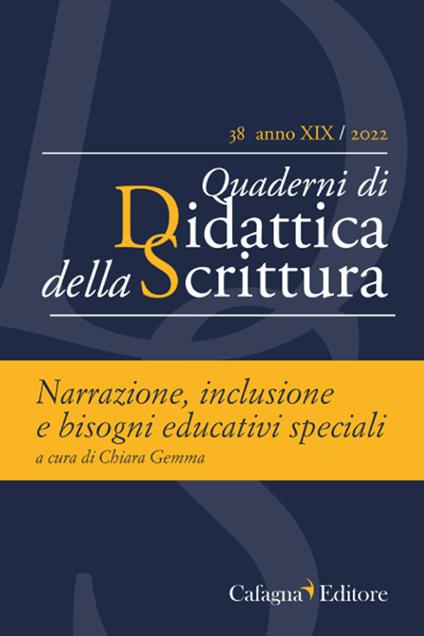 QdS. Quaderni di didattica della scrittura (2022). Vol. 38 - copertina