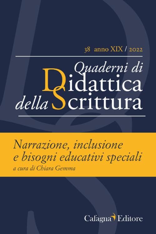 QdS. Quaderni di didattica della scrittura (2022). Vol. 38 - copertina