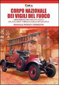 VVF manuale patenti terrestri. Corpo nazionale dei vigili del fuoco - copertina