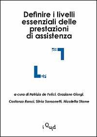 Definire i livelli essenziali delle prestazioni di assistenza - copertina