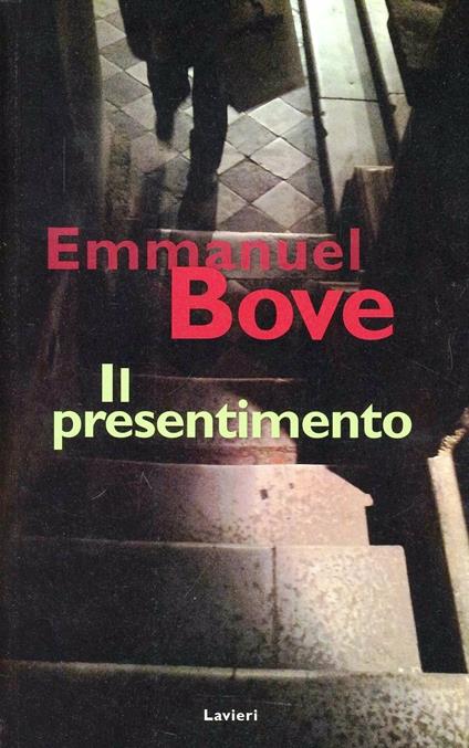 Il presentimento - Emmanuel Bove - copertina