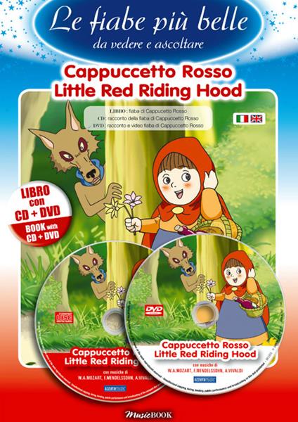 Cappuccetto rosso. Ediz. italiana e inglese. Con CD Audio. Con DVD - copertina