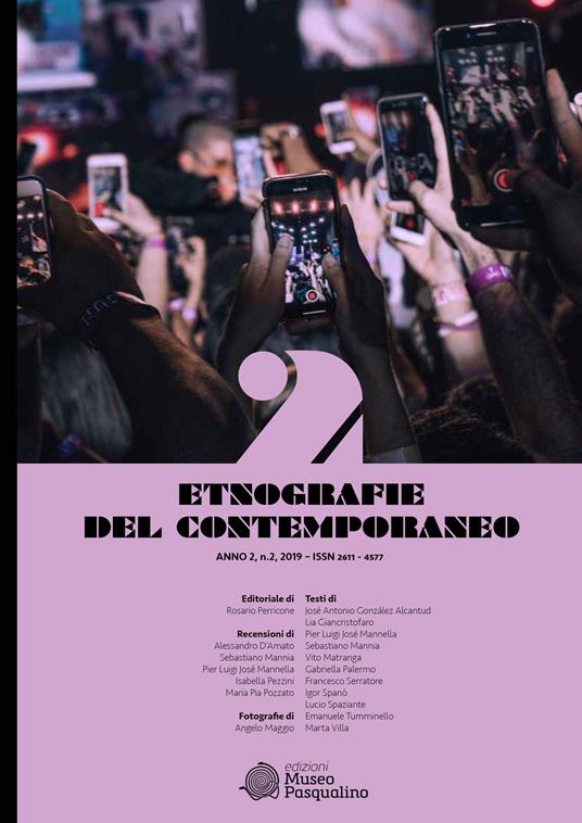 Etnografie del contemporaneo (2019). Vol. 2 - copertina