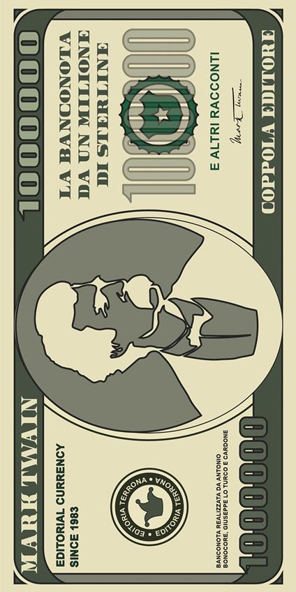La banconota da un milione di sterline - Mark Twain - copertina