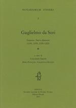 Guglielmo da Sori. Genova, Sori e dintorni (1191, 1195, 1200-1202). Testo latino