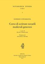 Corso di scritture notarili medievali genovesi