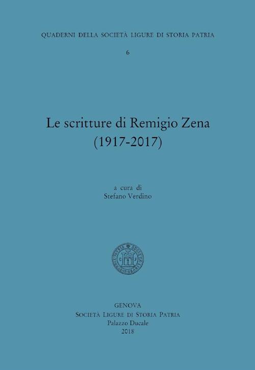 Le scritture di Remigio Zena (1850-1917) - copertina