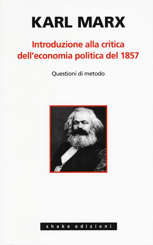 Introduzione alla critica dell'economia politica - Karl Marx - copertina