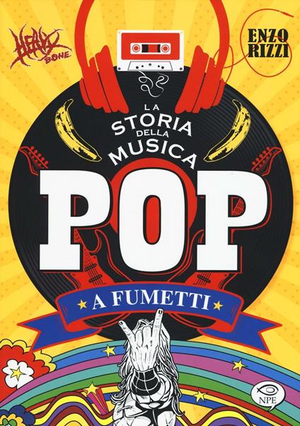 La storia della musica pop a fumetti - Enzo Rizzi - copertina