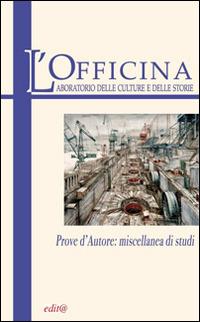 L' Officina. Laboratorio delle Culture e delle Storie. Rivista di lettere, arti e attualità culturali - copertina