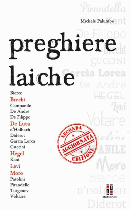 Preghiere laiche - Michele Palumbo - copertina