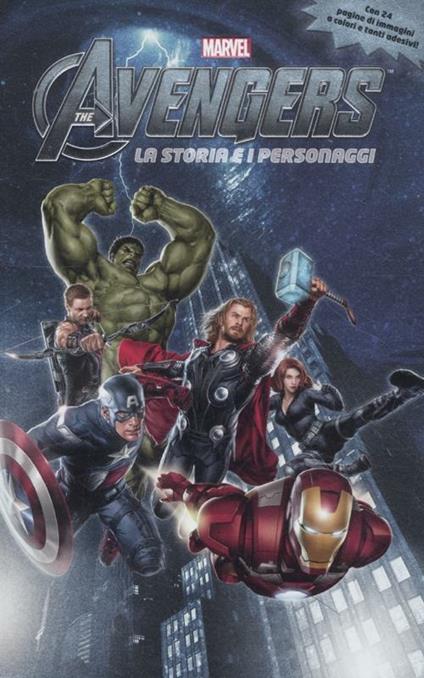 The Avengers. La storia e i personaggi. Con adesivi - copertina