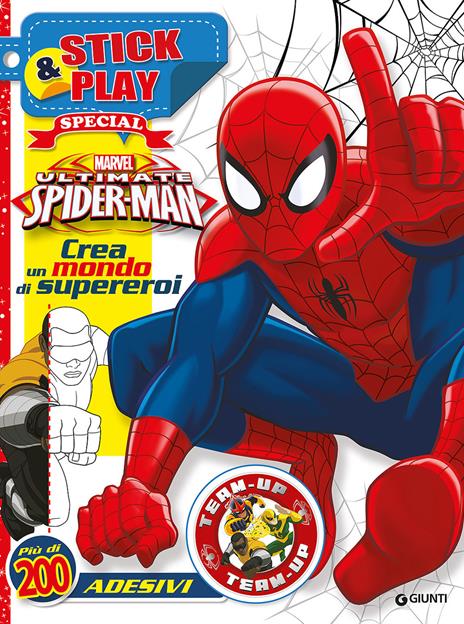 Ultimate Spider-Man. Crea un mondo di supereroi. Stick & play special. Con adesivi. Ediz. illustrata - copertina