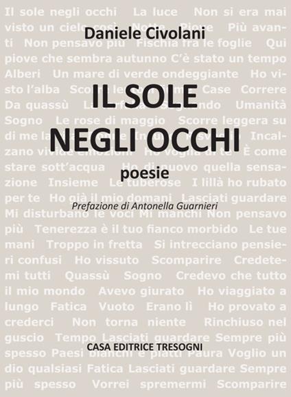 Il sole negli occhi - Daniele Civolani - copertina