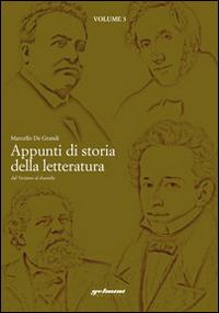 Appunti di storia della letteratura. Dal Verismo al duemila - Marcello De Grandi - copertina