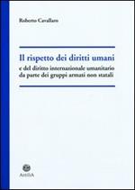 Il rispetto dei diritti umani e del diritto internazionale umanitario da parte dei gruppi armati non statali