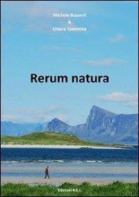 Rerum natura - Chiara Taormina,Michele Bussoni - copertina