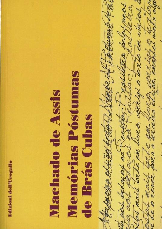 Memórias póstumas de Brás Cubas - Joaquim Machado de Assis - copertina