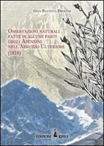 Osservazioni naturali fatte in alcune parti degli Apennini nell'Abruzzzo Ulteriore (1818)