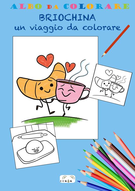 Briochina un viaggio da colorare. Ediz. illustrata - Nazir Sharifian - copertina