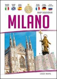 Milano map souvenir. Guida e mappa - copertina