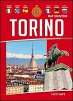 Torino map souvenir. Guida e mappa