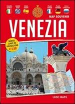 Venezia map souvenir. Guida e mappa