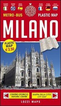 Milano plastic map. Ediz. multilingue - copertina