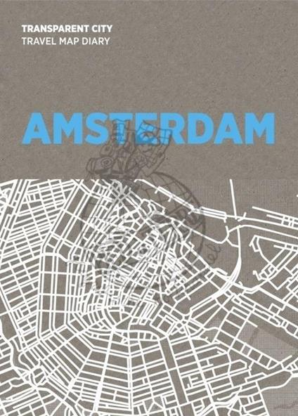 Mappa diario di viaggio personalizzabile Amsterdam